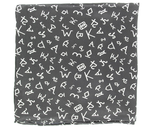 Jacquard 100% Silk Wild Rag 33x33 Brands