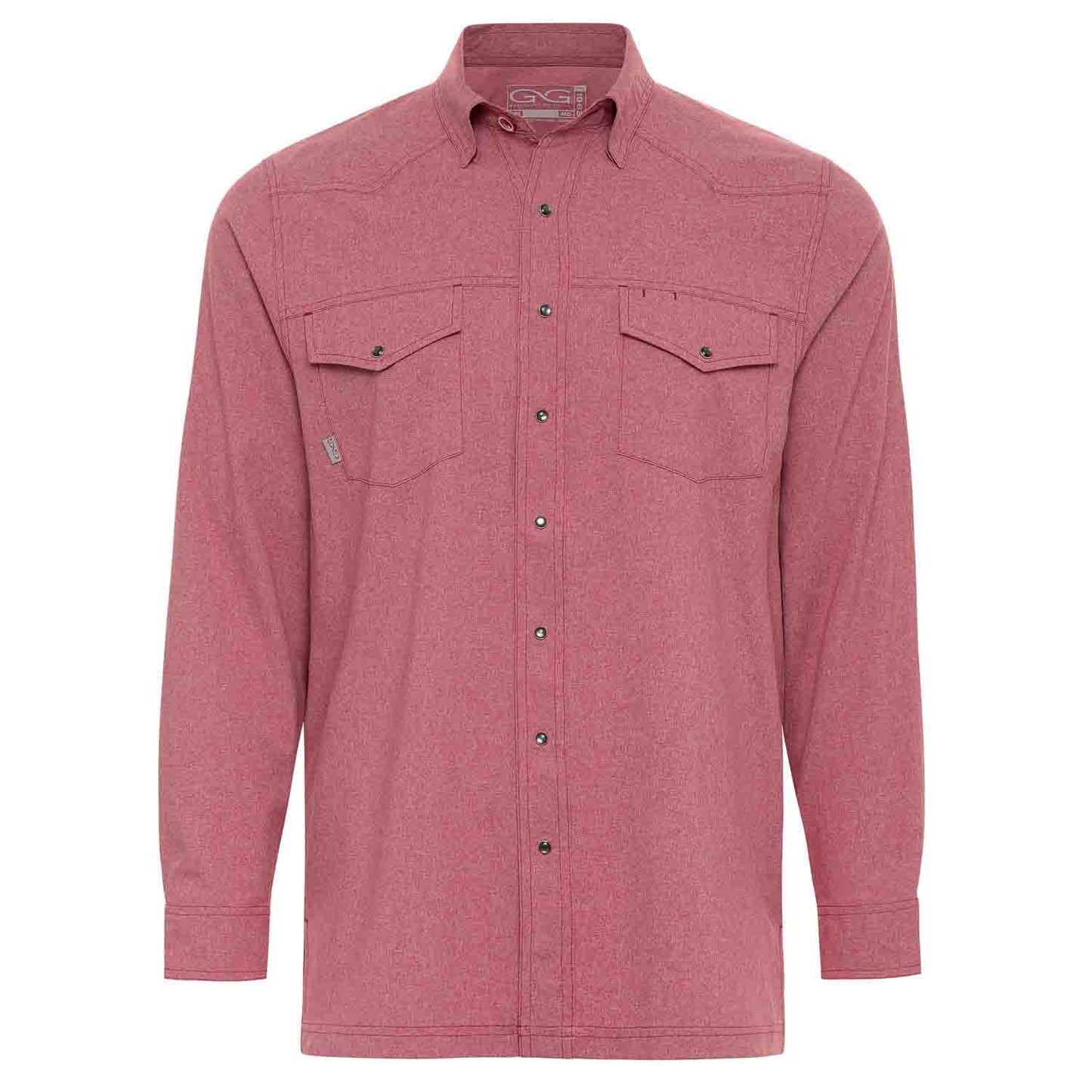 Crimson Pearl Snap LSL Shirt