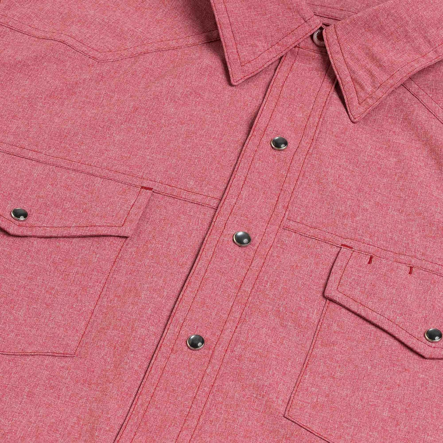 Crimson Pearl Snap LSL Shirt