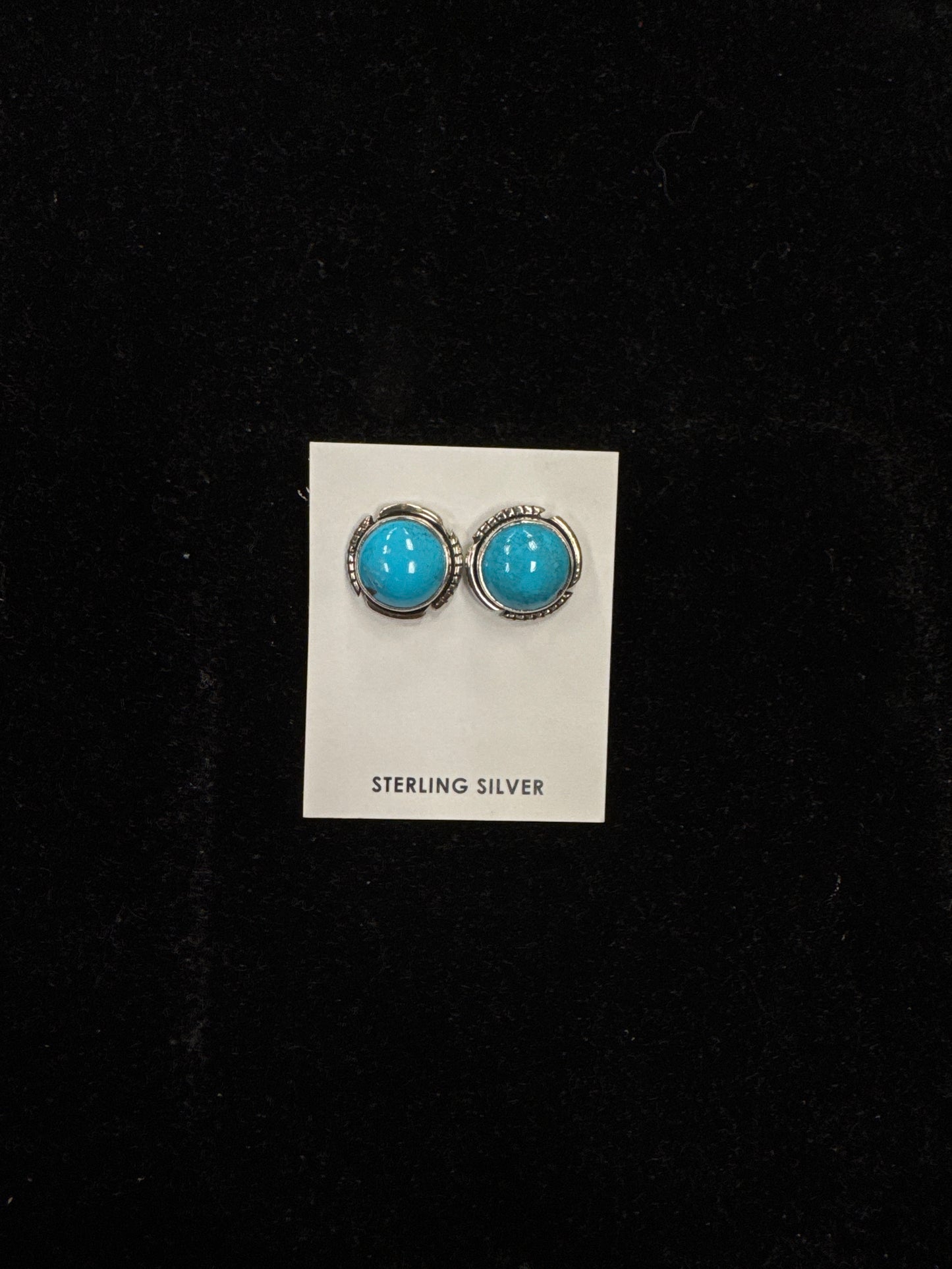 Turquoise and Sterling Silver Earrings
