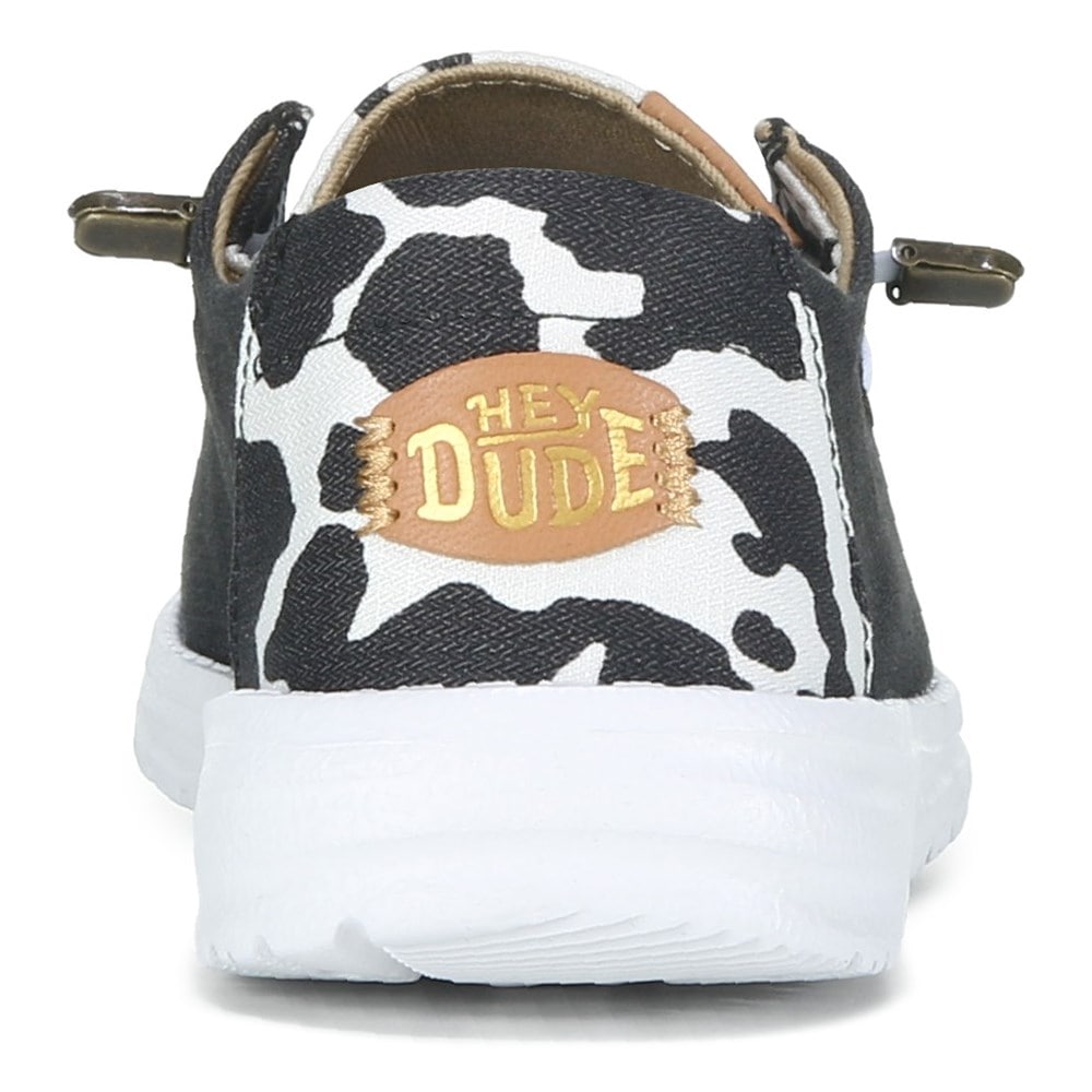 Wendy Animal in Black/Cow by Hey Dude Shoes