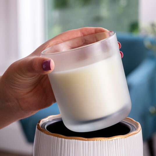 Golden Ridges Crock Candle Warmer by Candle Warmers
