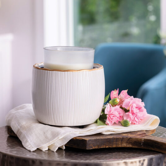Golden Ridges Crock Candle Warmer by Candle Warmers