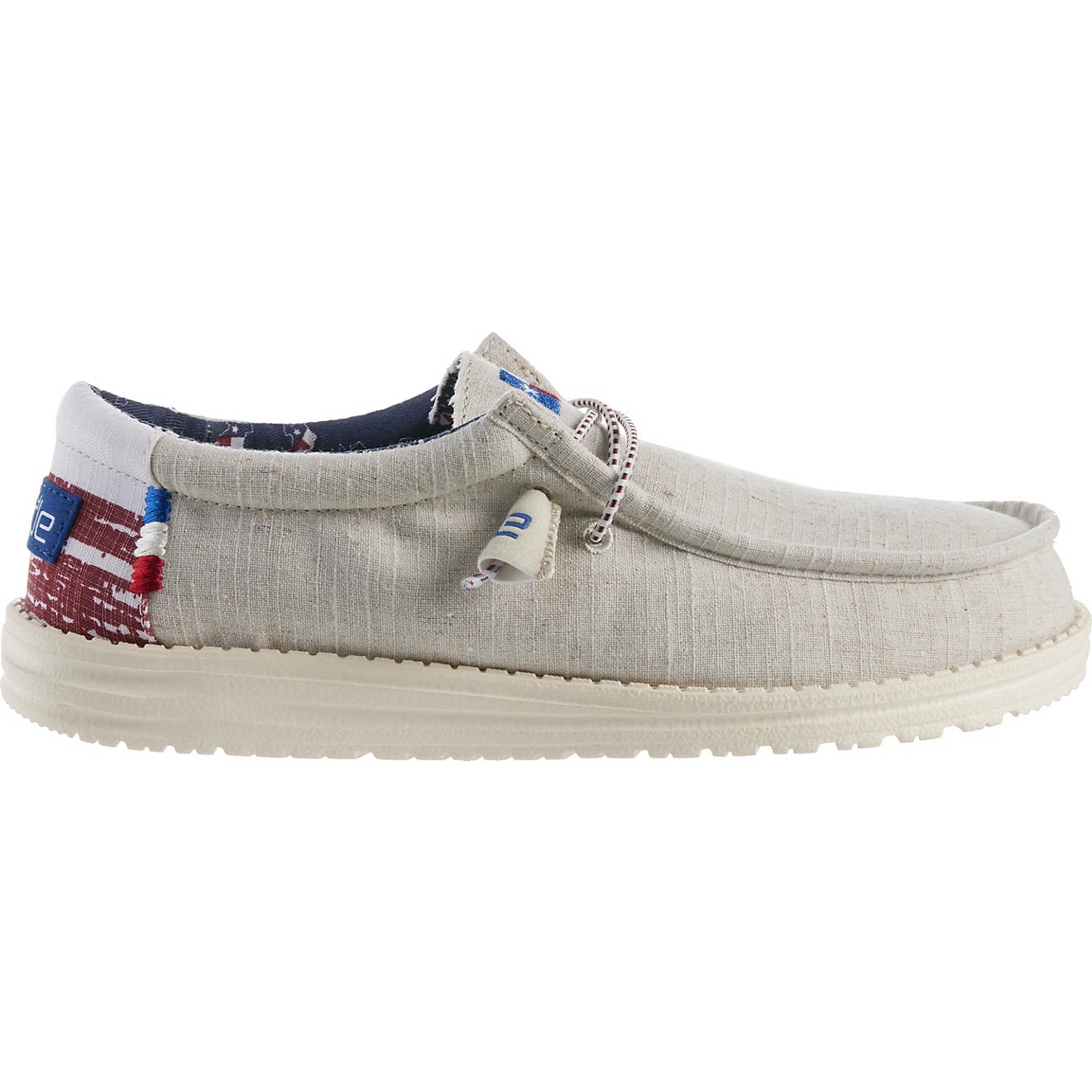 Wally Texas Canvas in Off White by Hey Dude Shoes