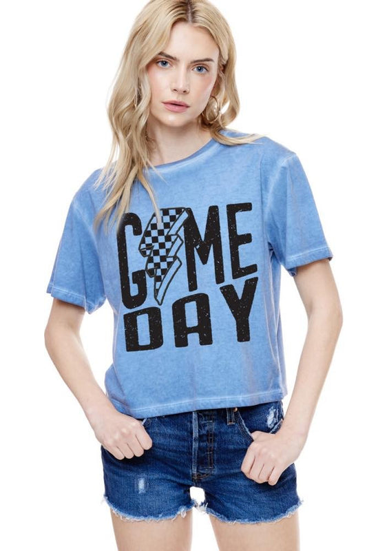 Game Day Cropped Tee by Zutter
