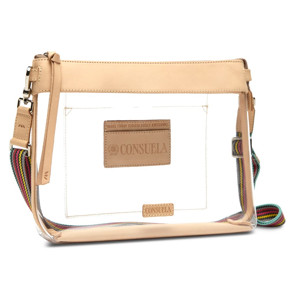 Clear Diego Downtown Crossbody by Consuela