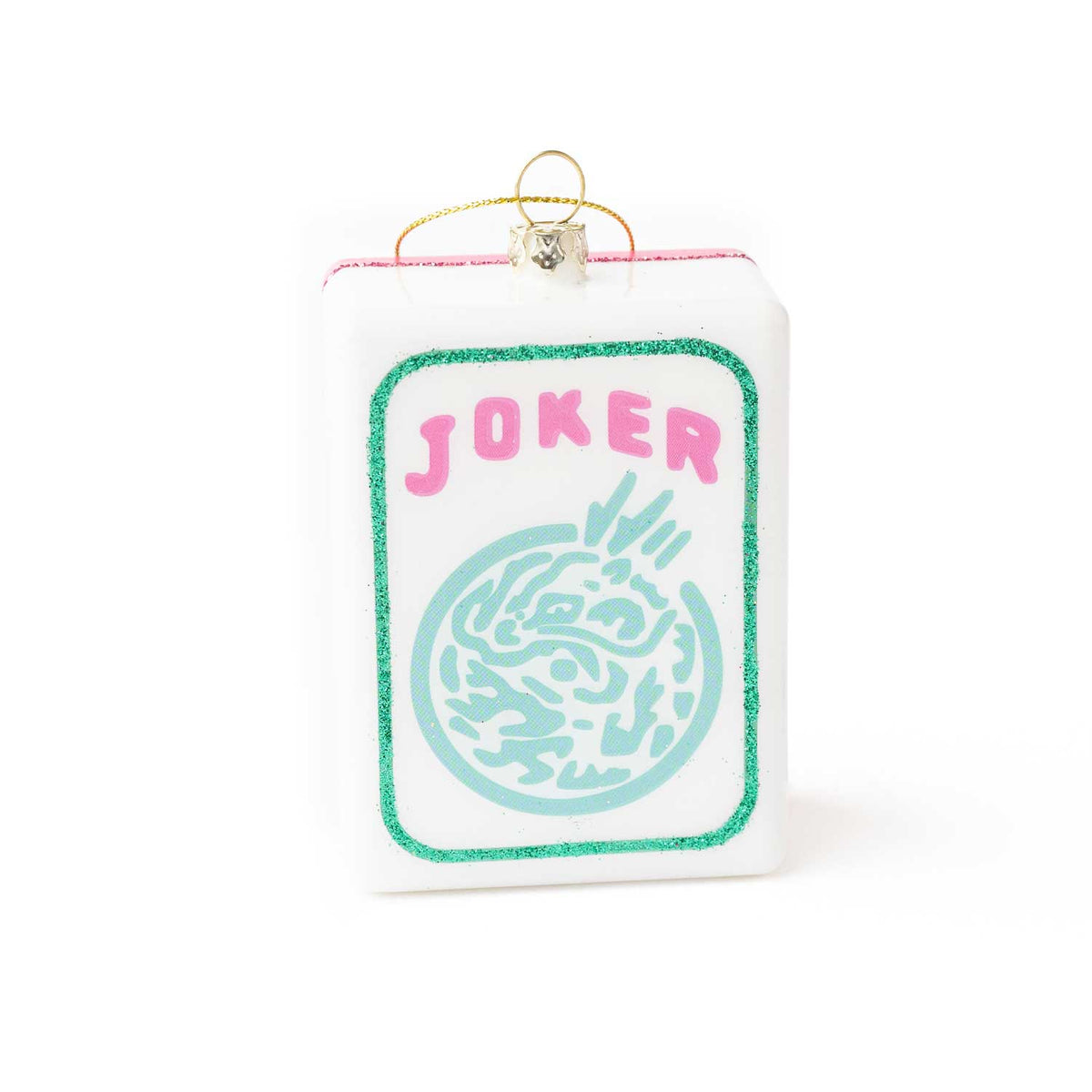 Glass Ornament - Large Mahjong Tile | 8 Oak Lane