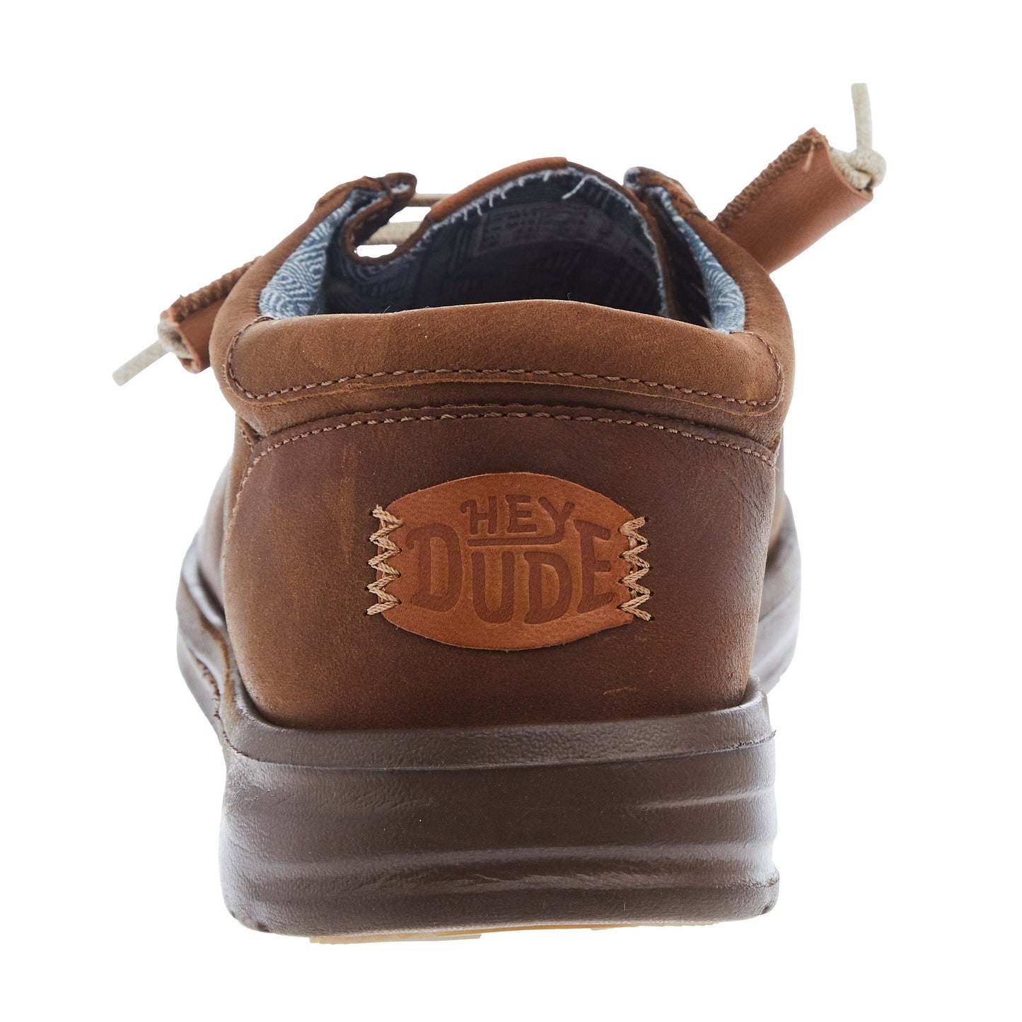 Wally Grip Craft Leather in Brown by Hey Dude Shoes