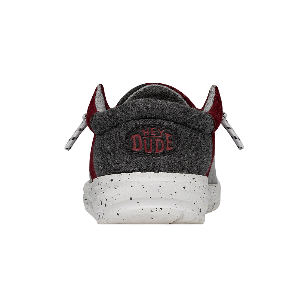 Wally Toddler Tri Varsity in Crimson by Hey Dude