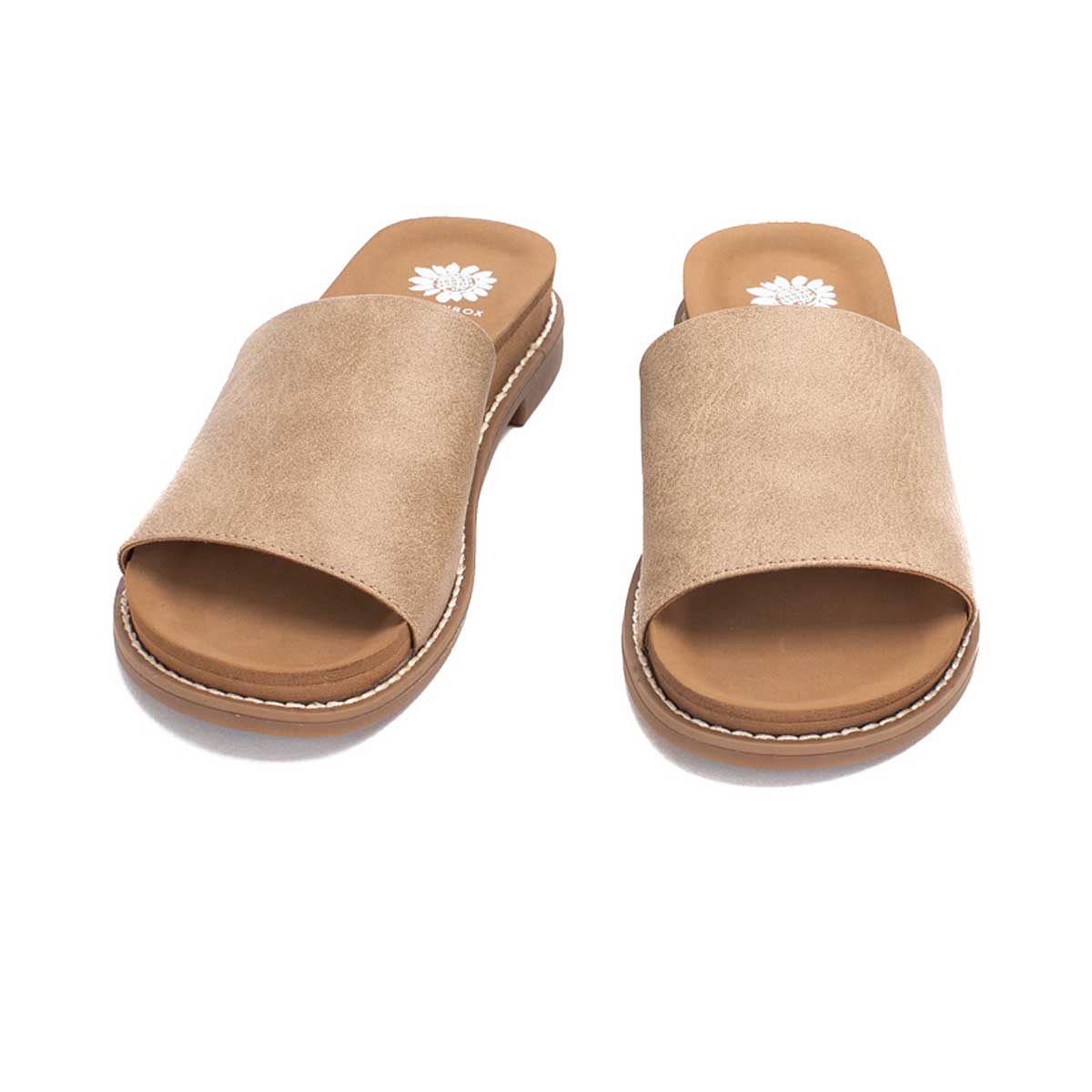 Kalo Slide Sandals by Yellow Box Shoes