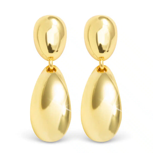 Harper Mini Drop Stud Gold by Amanda Blu & Co