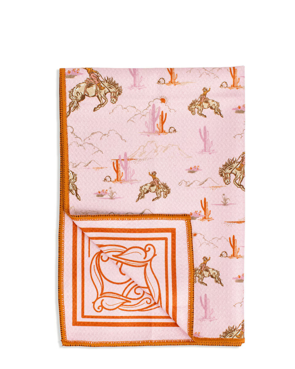 Howdy Hunny Kitchen Towel | Pink/Multi - The Royal Standard