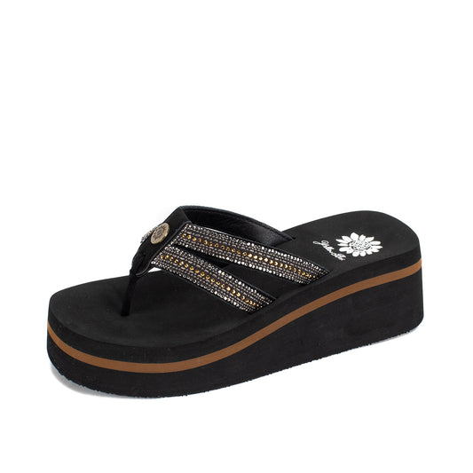 Krista Flatform Sandals by Yellow Box Shoes