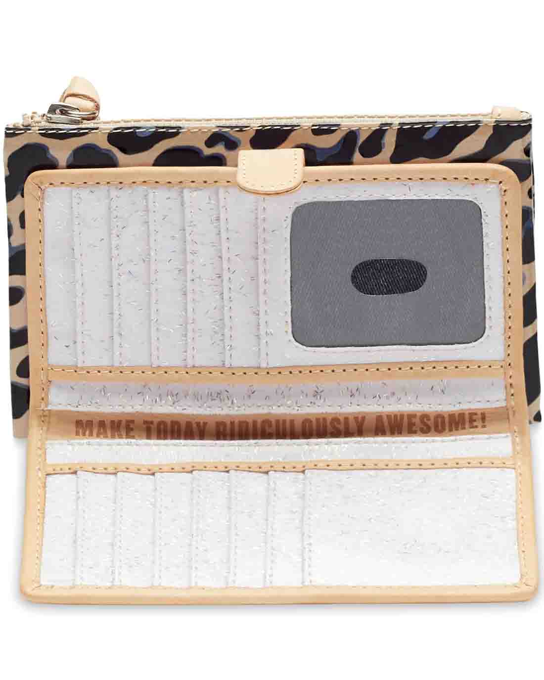 Consuela Slim Wallet Blue Jag