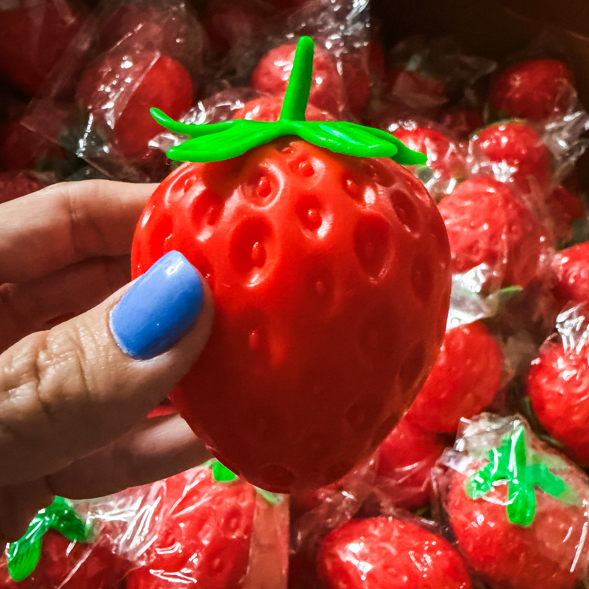 Strawberry Squishy Toy