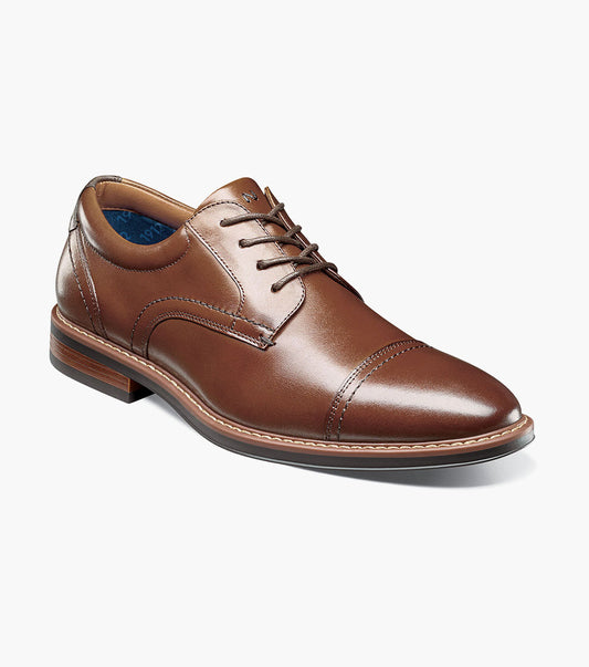 Centro Flex Cap Toe Dress Shoes by Nunn Bush