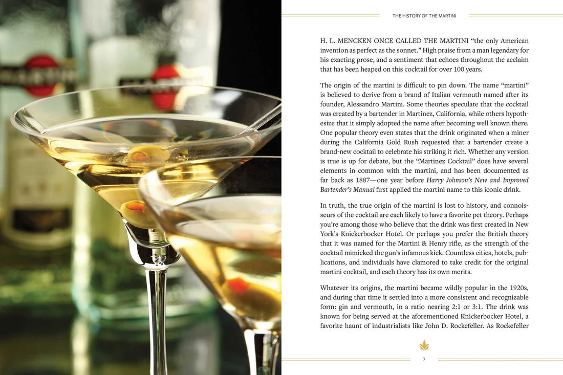The Martini Field Guide: Martini Culture for the Cocktail Re