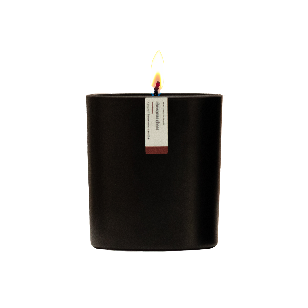 Christmas Cheer Beeswax Candle | 8.75 Oz by Rowe Casa