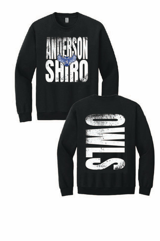 Anderson-Shiro Owls Letterman Spirit Sweatshirt