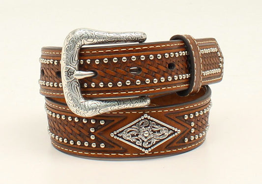 Boys Western Belt Diamond Concho by Ariat