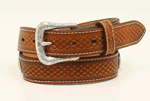 Ariat Boys Western Brown Belt