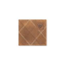 Ariat Large Bifold Cross Stitch Patch Medium Brown by M&F Western