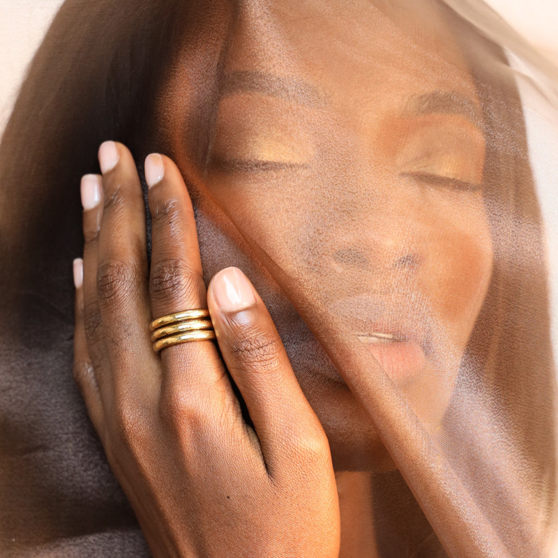 Set of 3 All Weather Rings by Budha Girl