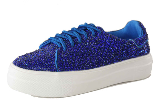 Corky's Bedazzle Sneakers Electric Royal Blue