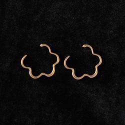 Blazin Roxx Ladies Earrings Cloud Gold by M&F Western