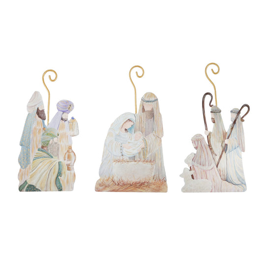 Nativity Ornaments Set of Three by The Round Top Collection
