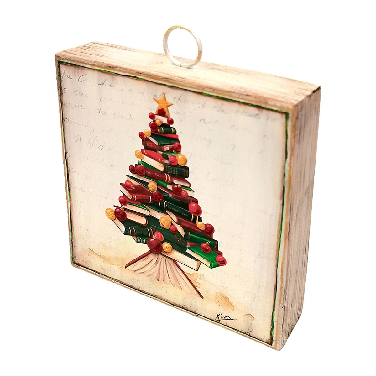 Kross Mini Book Stack Christmas Tree