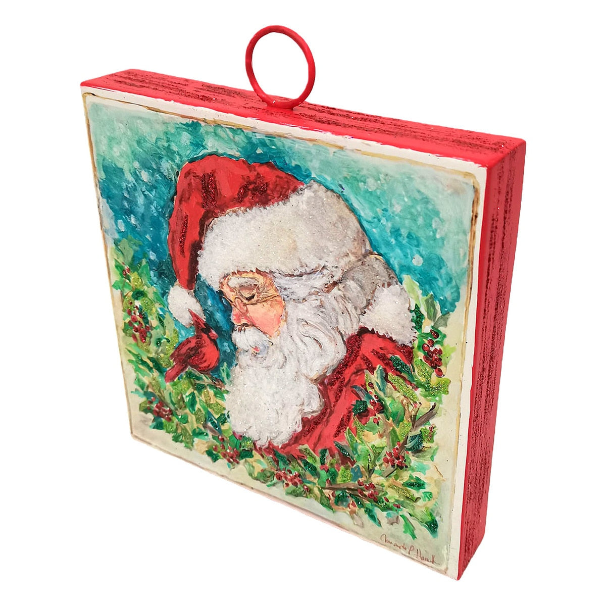 Mini Hamilton Santa & Cardinal | The Round Top Collection
