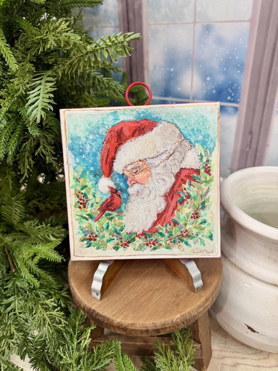 Mini Hamilton Santa & Cardinal | The Round Top Collection