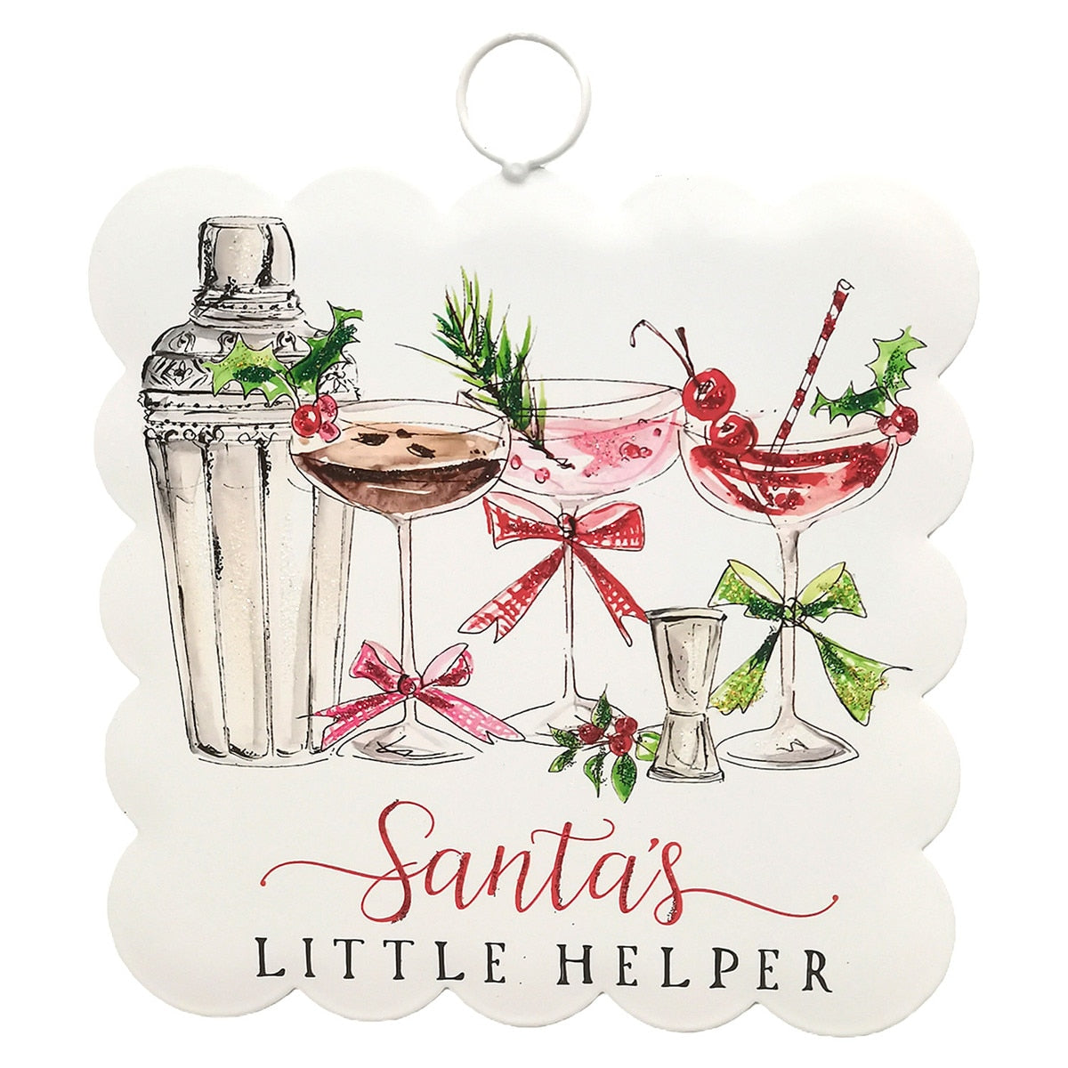 Mini Beck's Scallop "Santas Little Helper"
