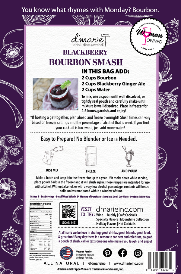 Craft Cocktail Slush Mix- D'Marie Inc.