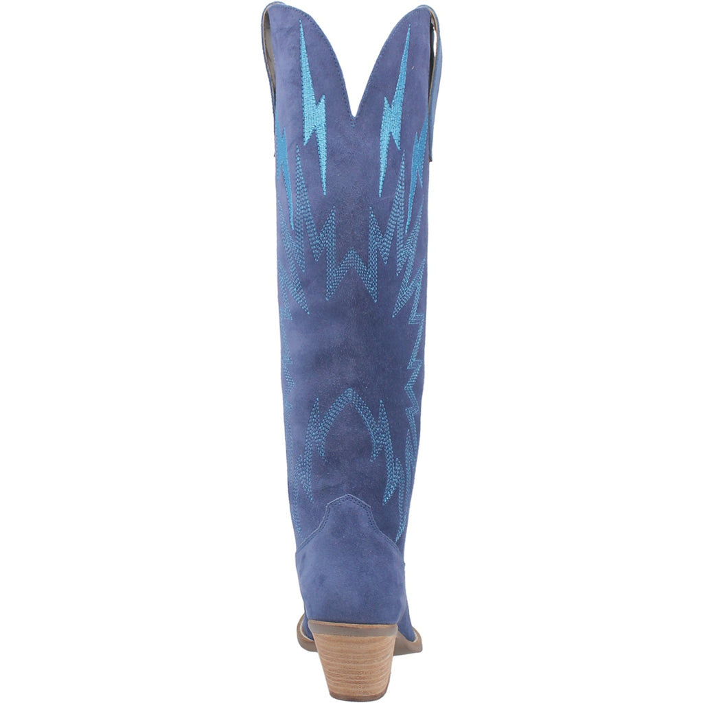 Thunder Road Tall Sueded Leather Cowboy Boots by Dingo