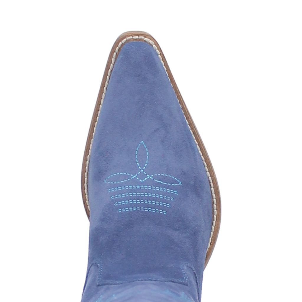 Thunder Road Tall Sueded Leather Cowboy Boots by Dingo