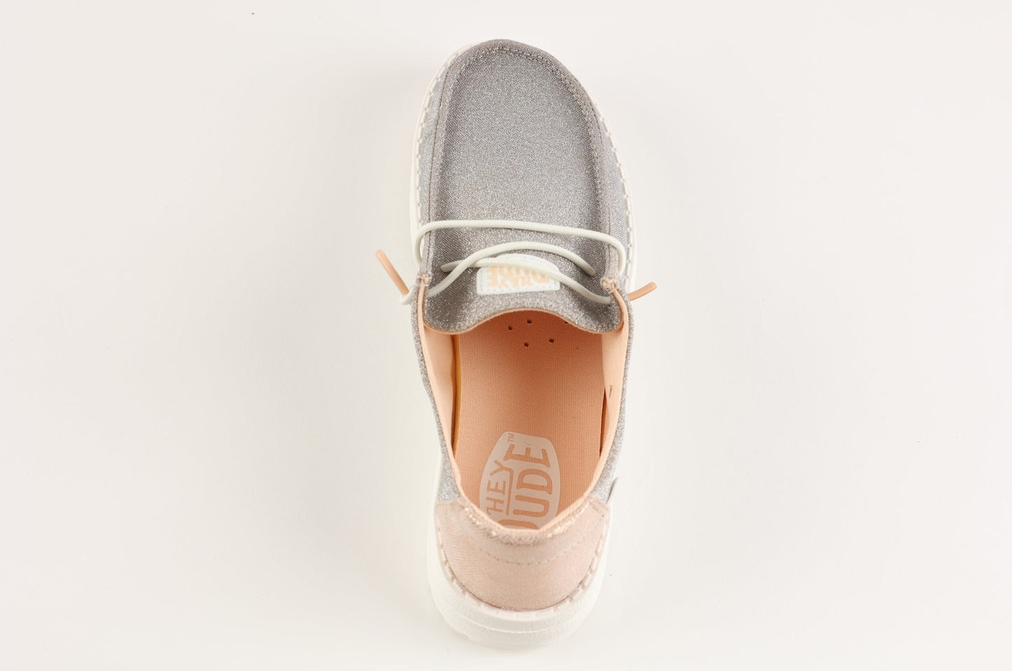 Wendy Metallic Sparkle in Rose Gold by Hey Dude Shoes