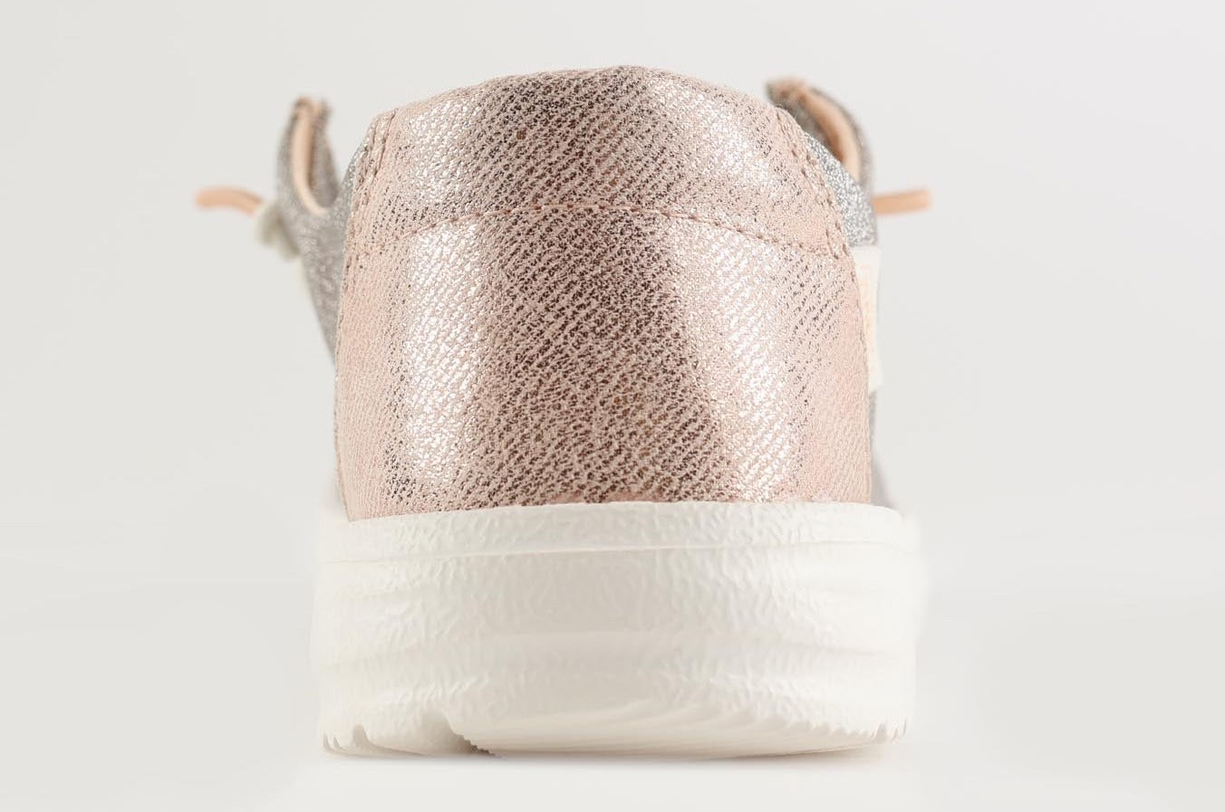Wendy Metallic Sparkle in Rose Gold by Hey Dude Shoes
