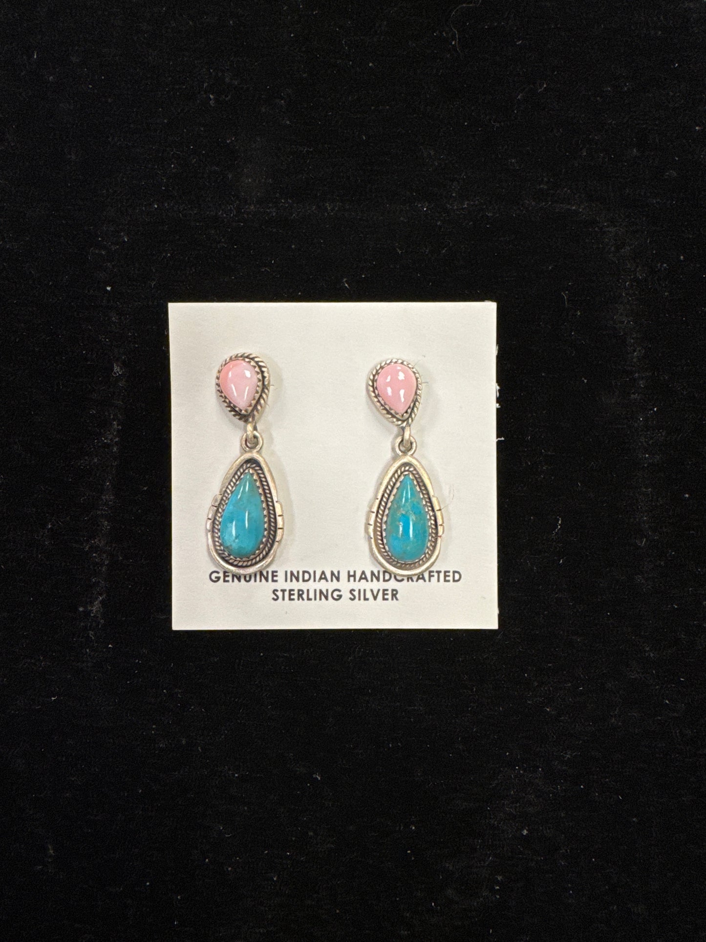 Turquoise and Sterling Silver Earrings