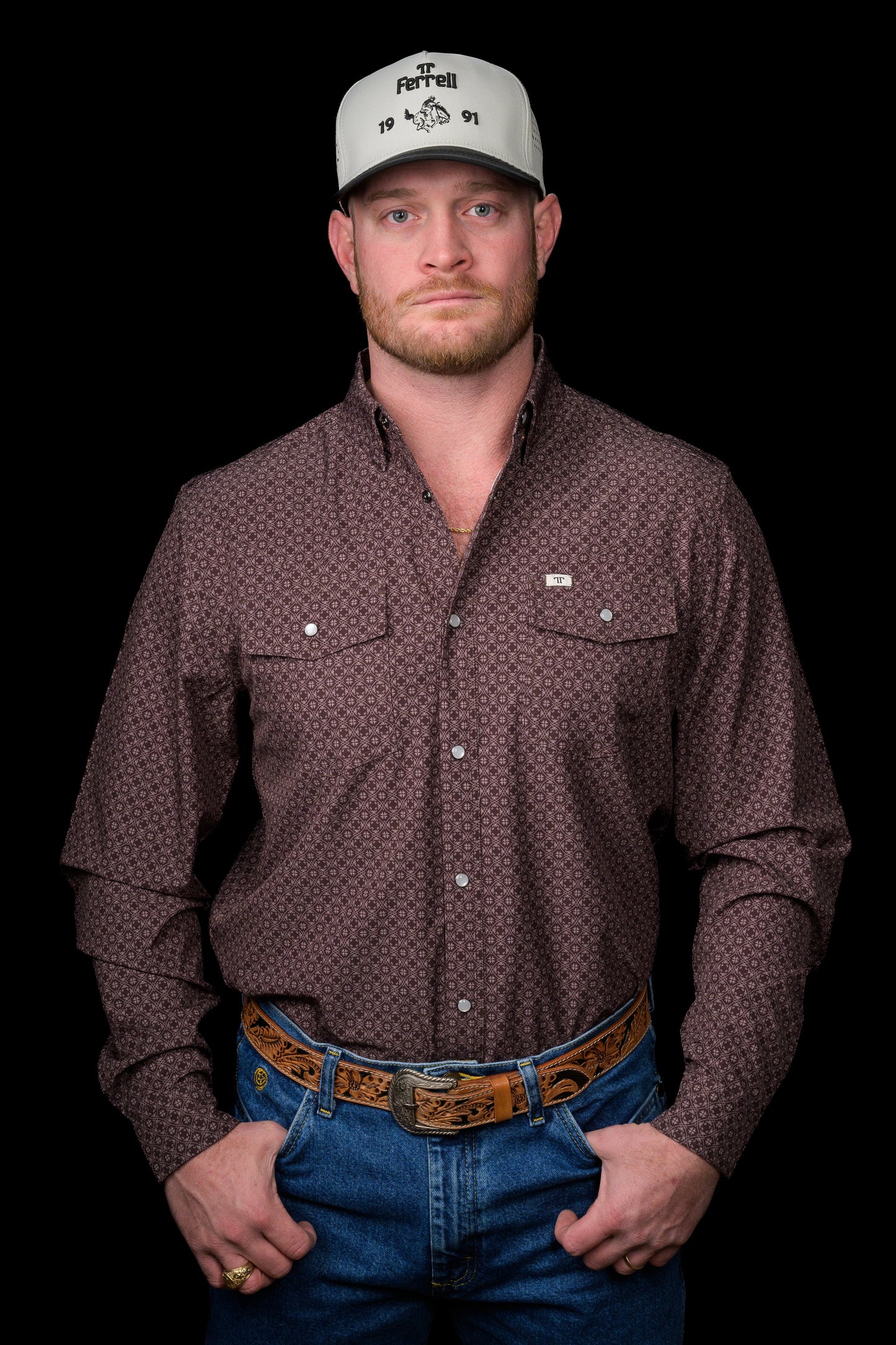 The Silas Long-Sleeve Snap Shirt by Ferrell