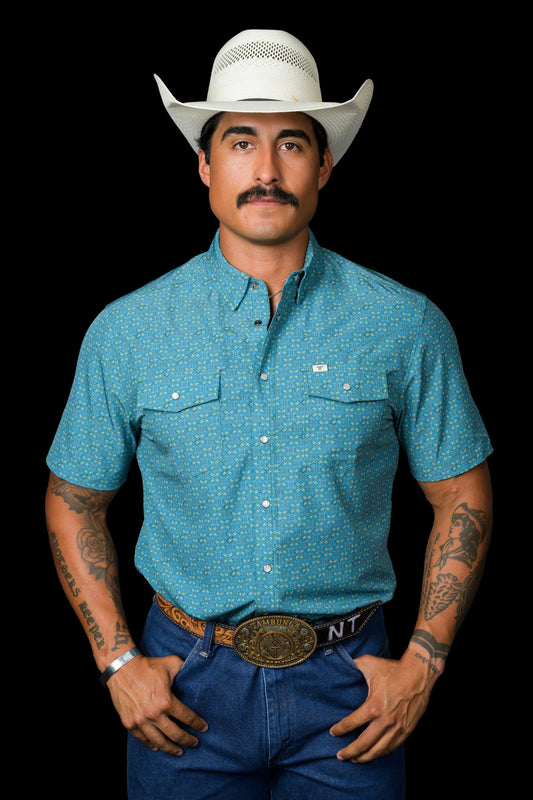 The Miles Short Sleeve Snap Shirt by Ferrell