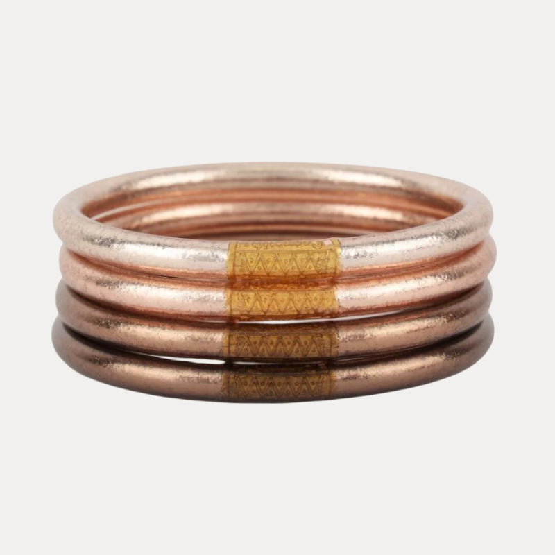 All Weather Bangles -Serentiy Prayer- by BuDhaGirl, Set of 4