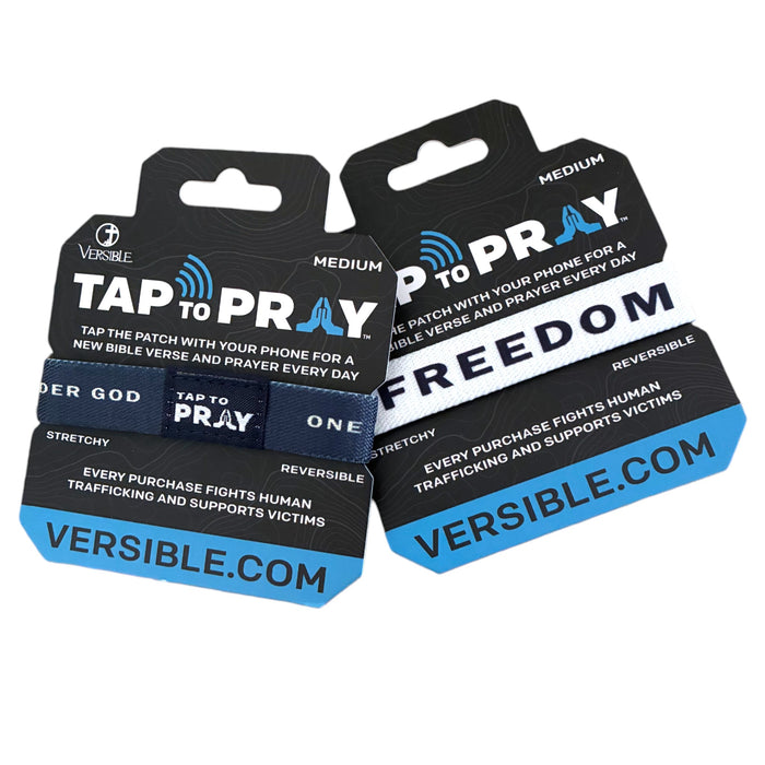 Tap To Pray Wristband - Bible Verse Bracelet