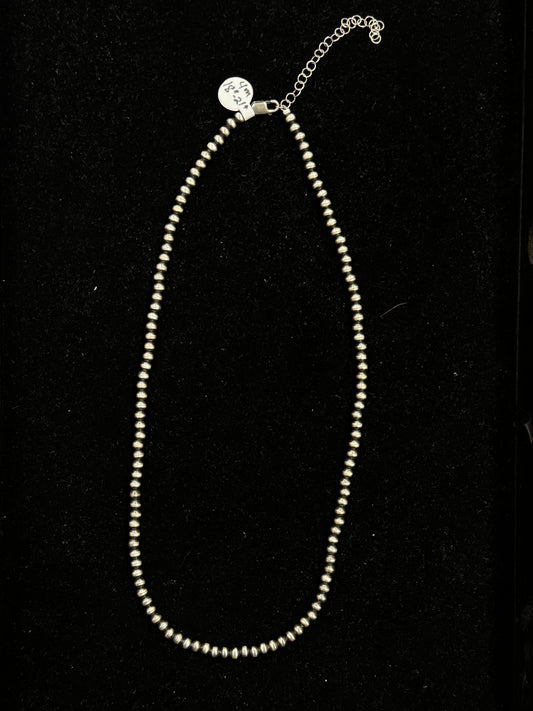 4 mm 16" Navajo Pearl Necklace