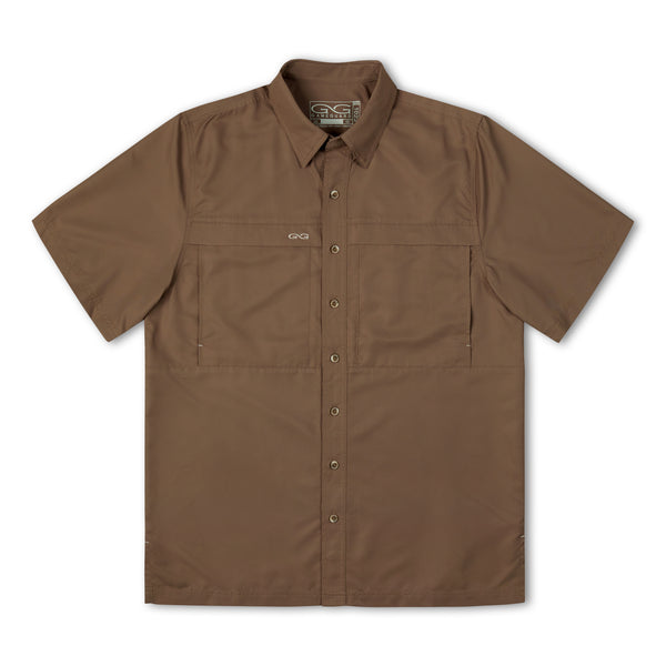 GameGuard MicroFiber SSL | Bark | Original Fit Fishing Shirt