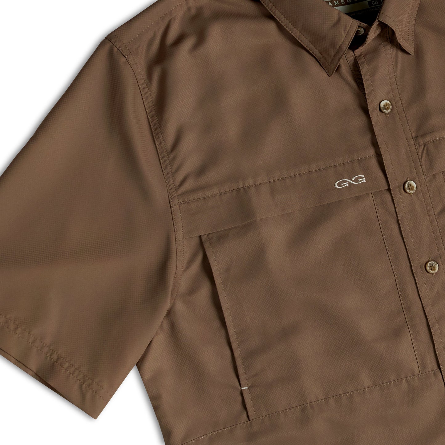 GameGuard MicroFiber SSL | Bark | Original Fit Fishing Shirt