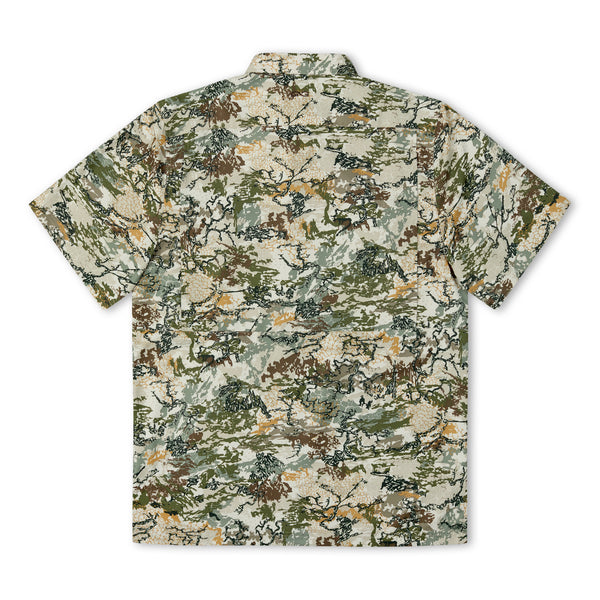 Men's GameGuard MicroFiber Short-Sleeve GameGuard Digital Print Fishing Shirt