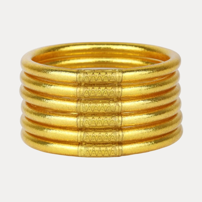 All Weather Bangles -Serentiy Prayer- by BuDhaGirl, Set of 6