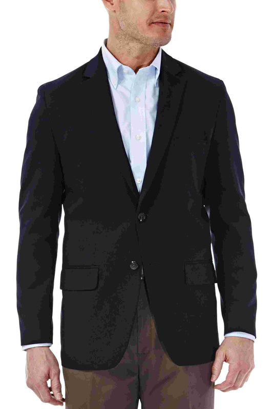 Haggar Men's InMotion Travel Blazer Navy